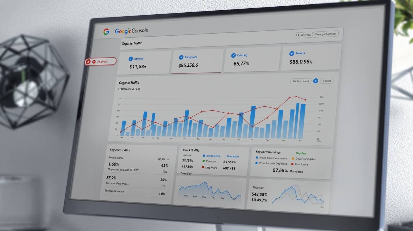 Google Search Console'da organik trafik büyümesi takibi