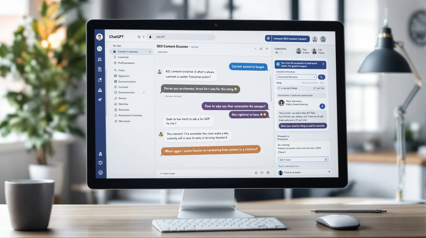 ChatGPT ile SEO içerik üretim süreci