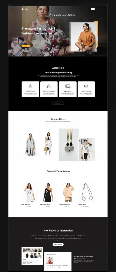 ModaShop Premium website preview